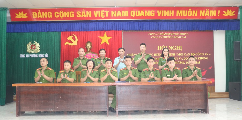 Công an phường Đông Hải: Triển khai mô hình “Mỗi cán bộ Công an – Một Tổ dân phố, thôn không ma tuý” và “Dòng họ không ma tuý”